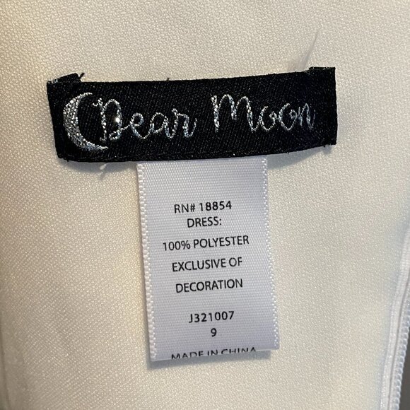 Dear Moon White Fit & Flare Sleeveless Mini Dress, Size 9 - Picture 7 of 8